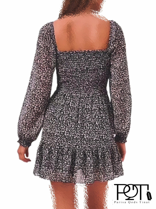 طرح پارچه متفاوت است، فقط مدل پشت لباس مد نظر است